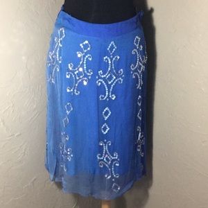 Beautiful boho bohemian retro skirt size small